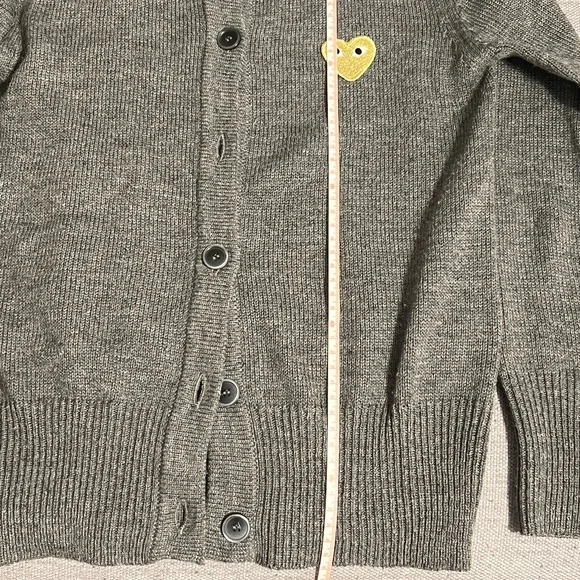 CDG PLAY Grey Cardigan - Picture 3 of 5